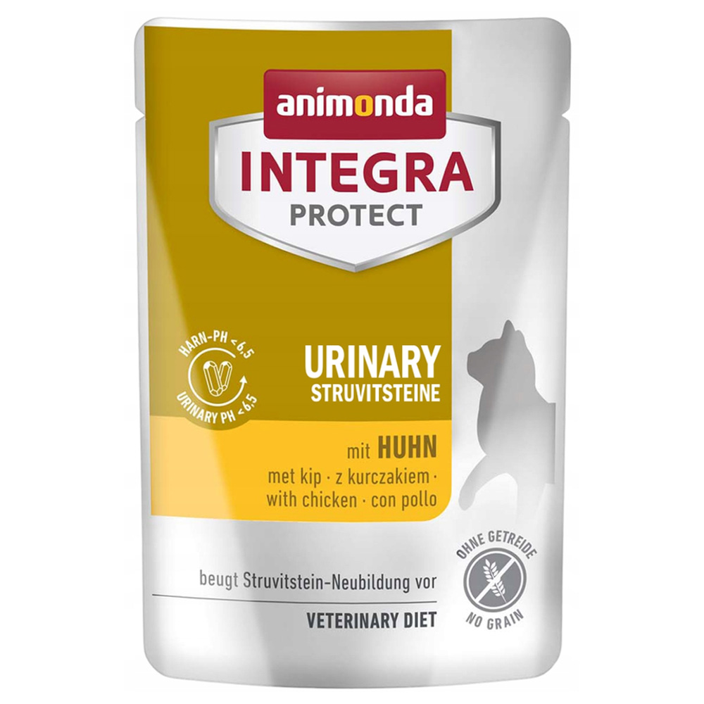 Integra Protect Urinary Struvitna Przeciw Kamieni Struwitowych z Kurczakiem 6x85g